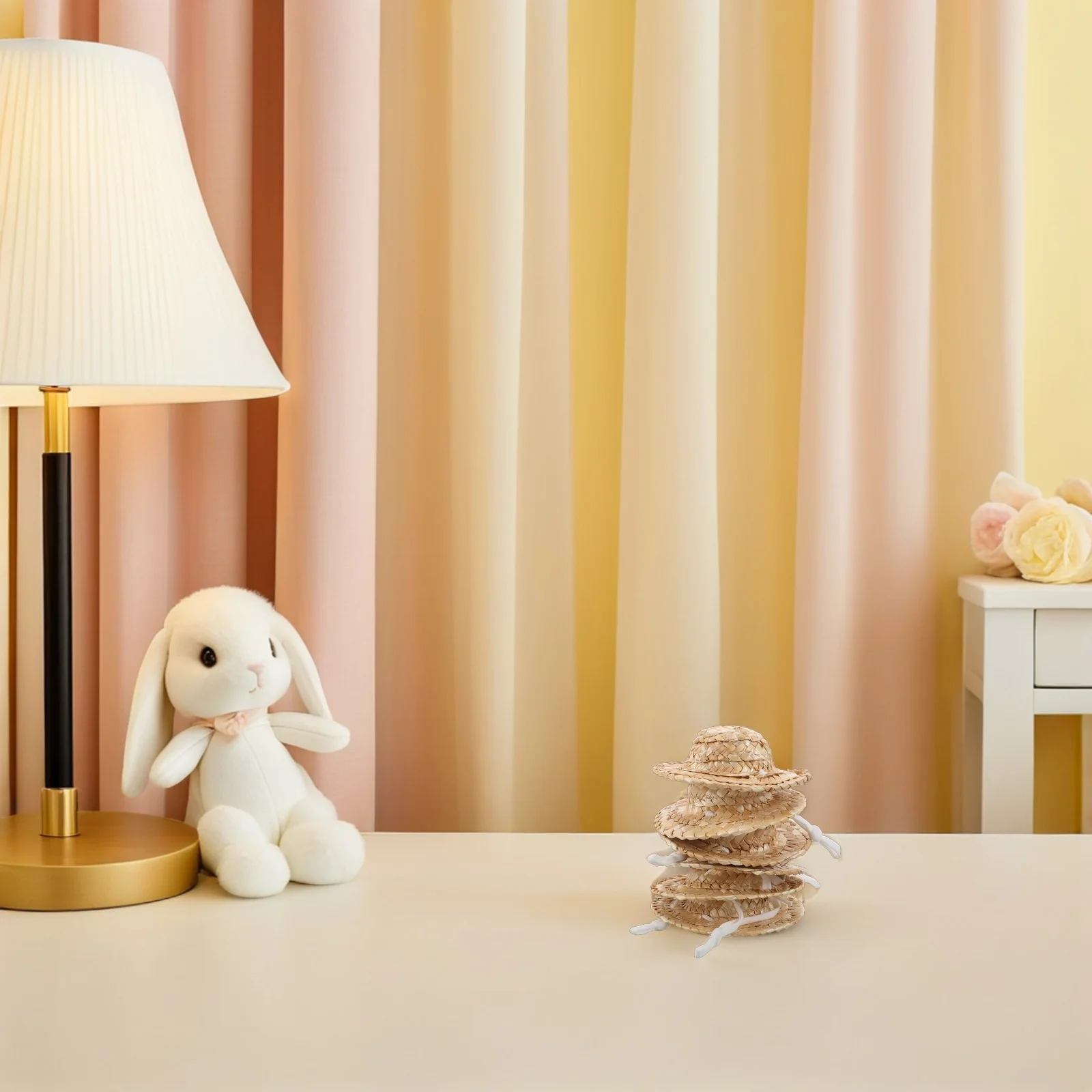 Мини-соломенные шляпы