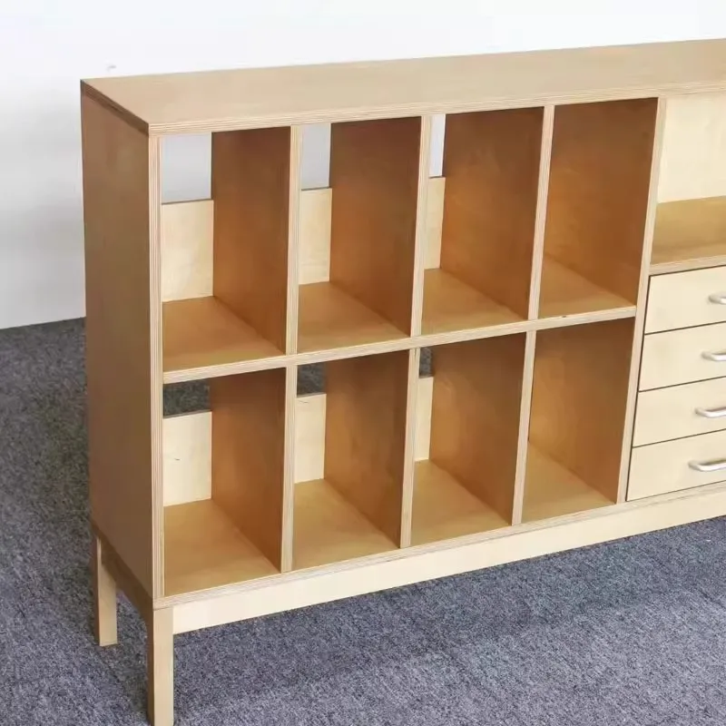 Шкаф-перегородка из цельного дерева от пола до потолка - Фотография_4