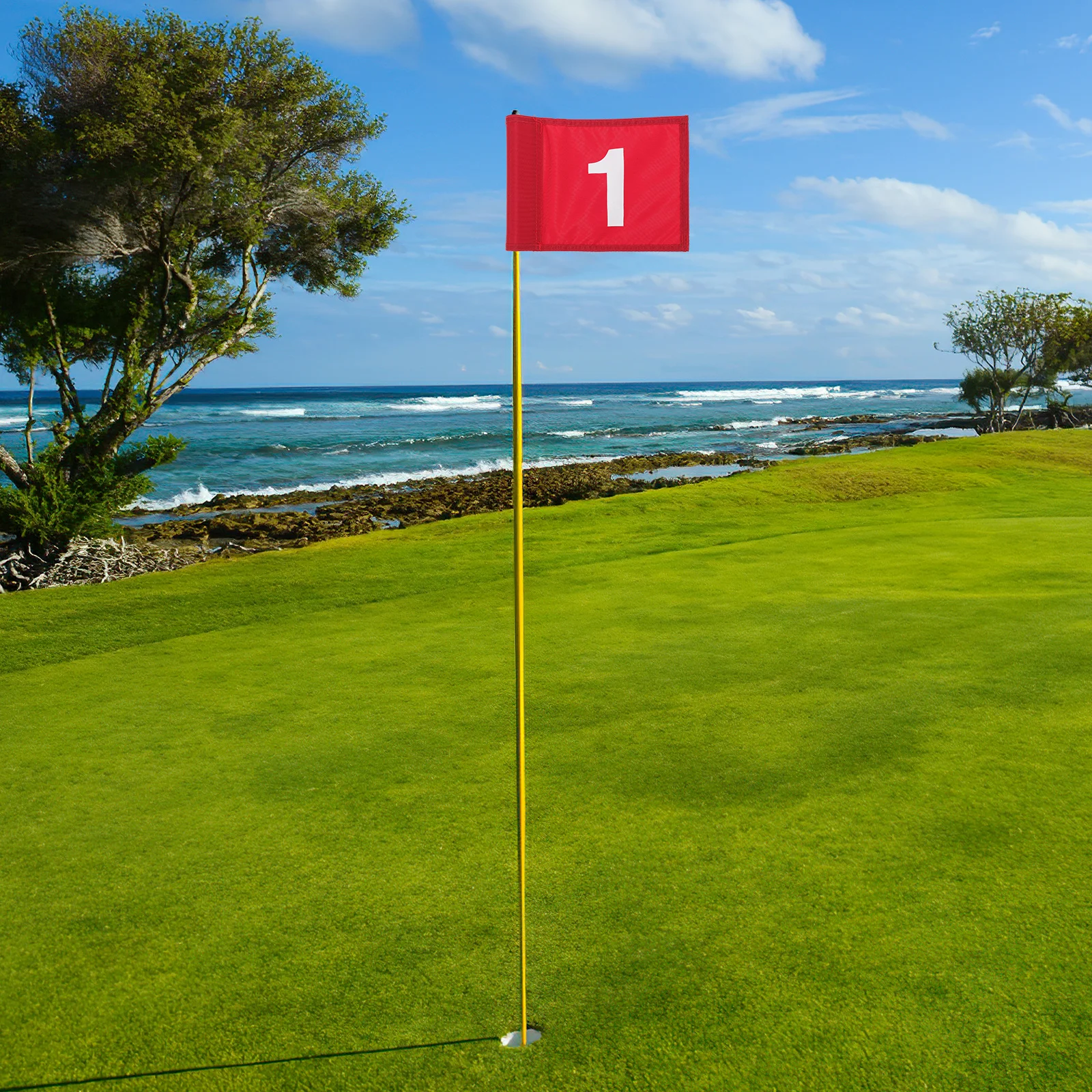 Флаг для гольфа, высокий дизайн, - Фотография_3