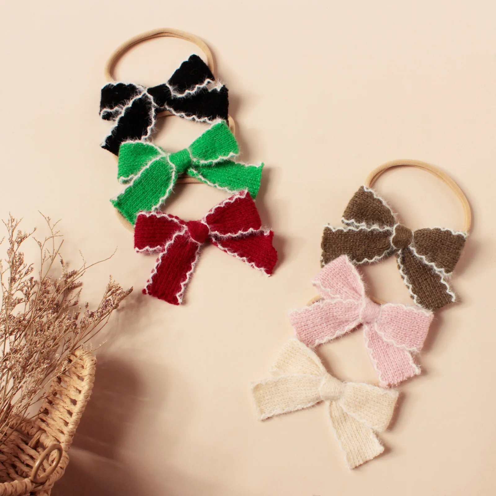 Детская повязка на голову с бантом для девочек - Фотография_6