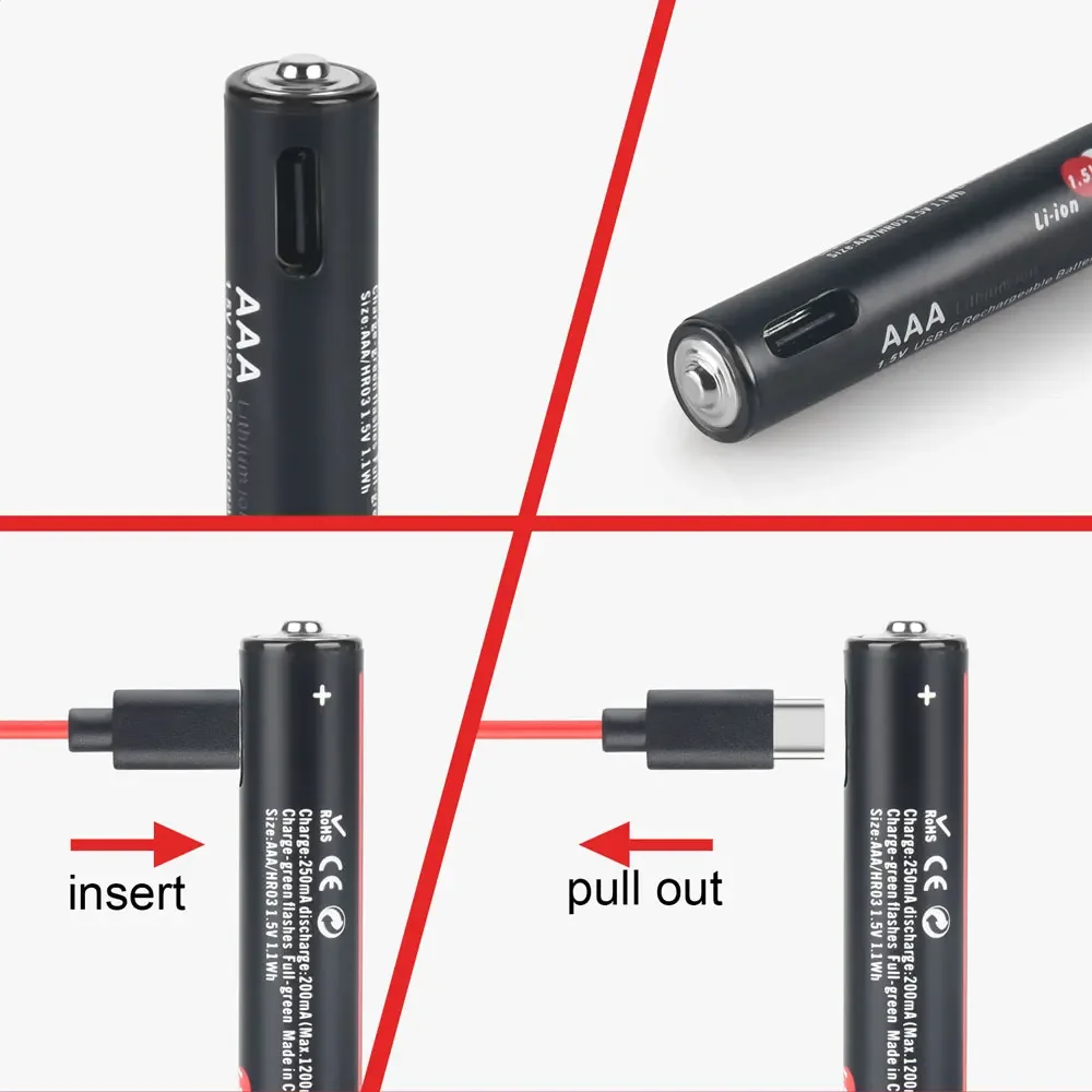 Soshine aaa 1,5 в 1100 мвтч литиевые - Фотография_5