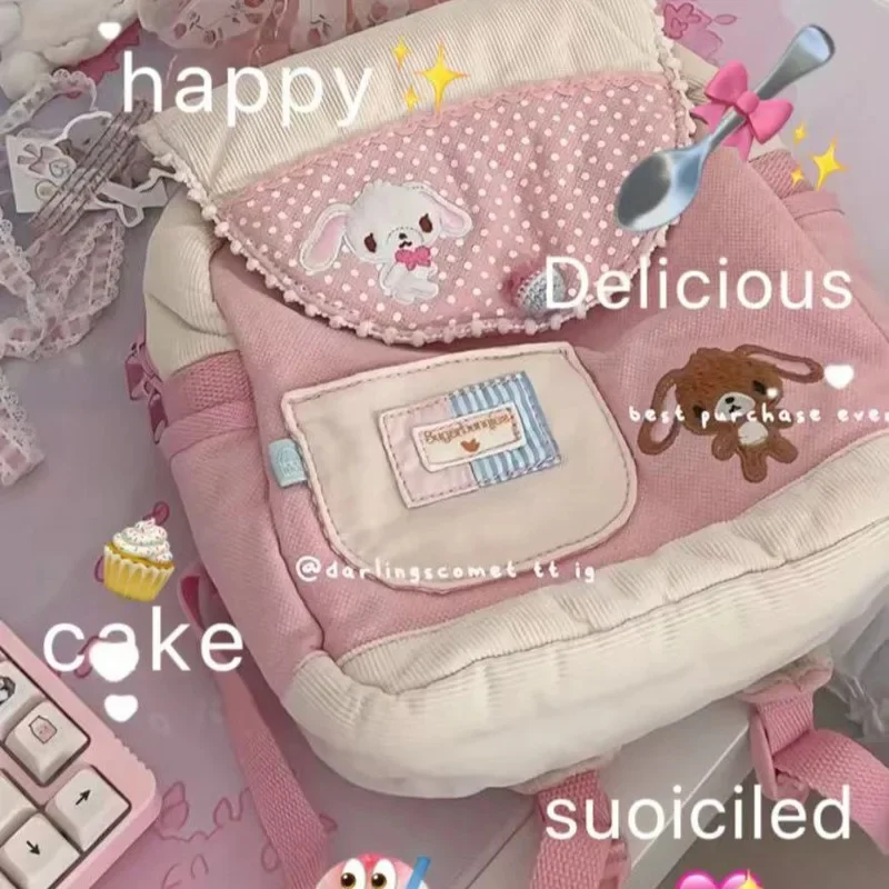 Y2k рюкзак с бантом и кроликом - Фотография_3