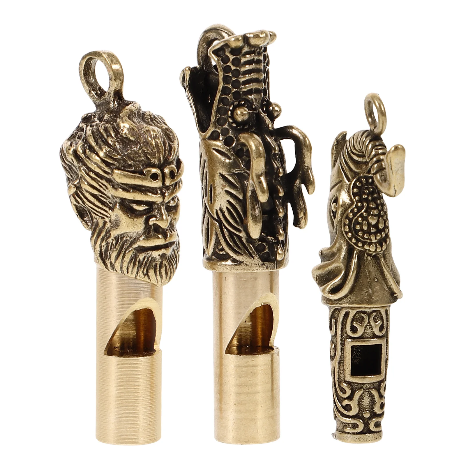 Медный брелок со свистком