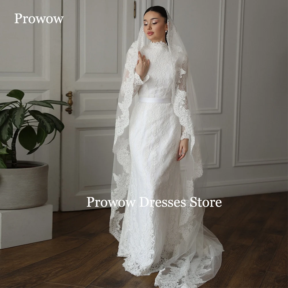 Prowow скромные кружевные прямые