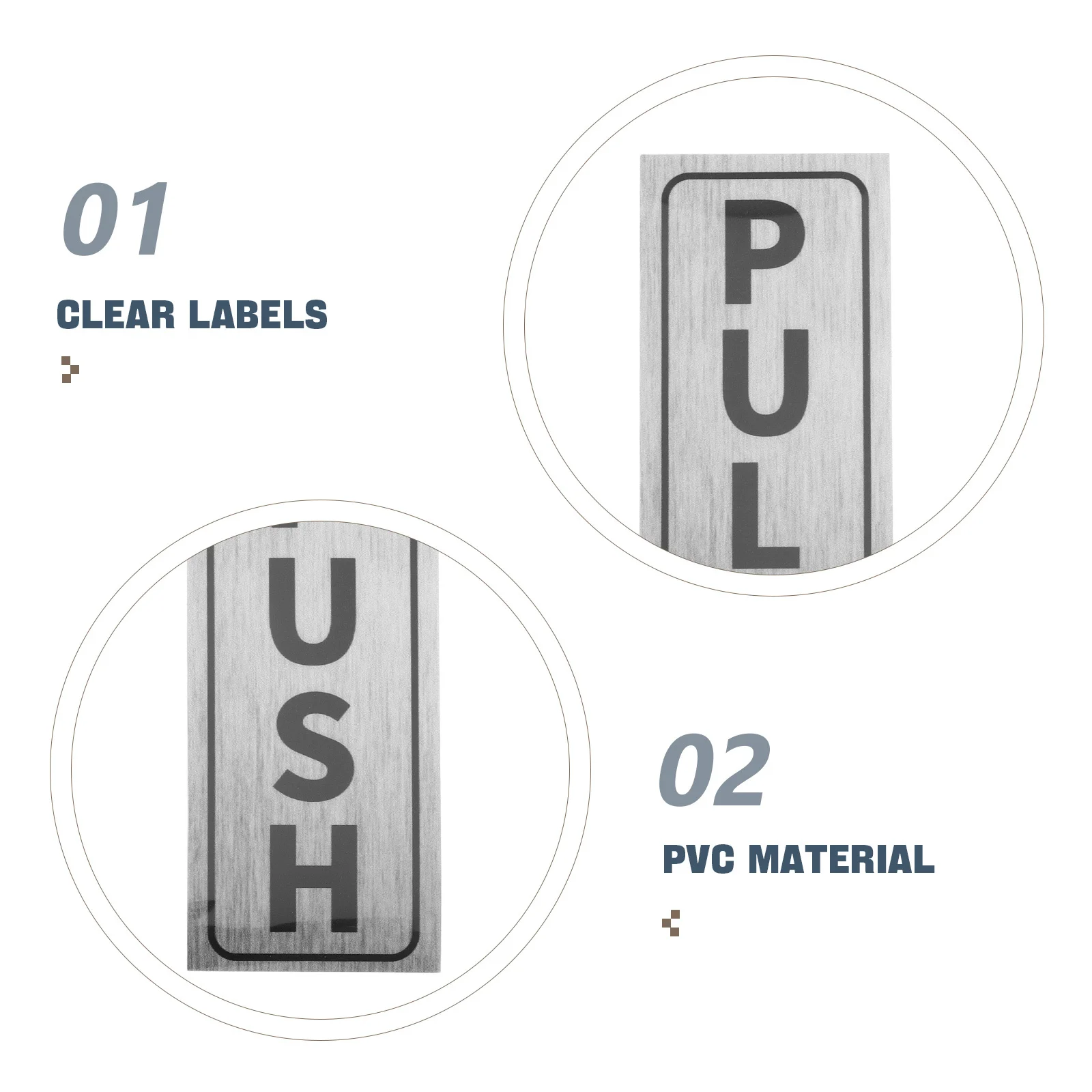 Самоклеящиеся наклейки на дверную вывеску для отелей - Фотография_5