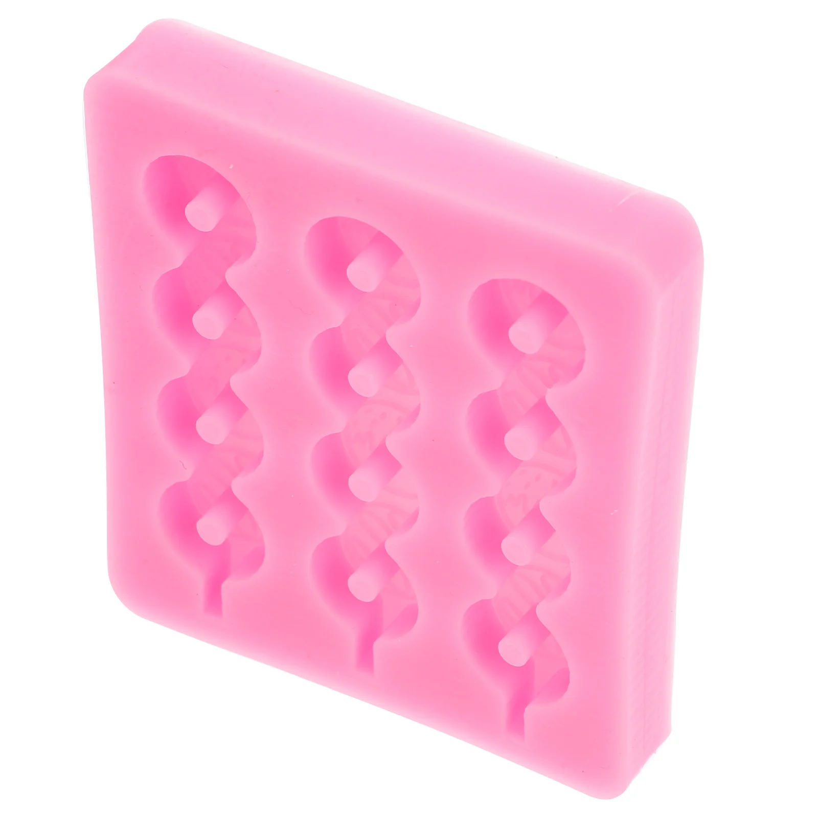 Силиконовая форма для конфет в форме пончика и яблока - Фотография_5