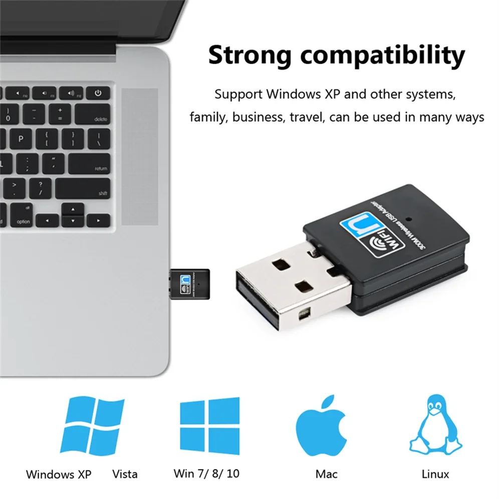 Usb wi-fi адаптер 300 мбит/с - Фотография_4