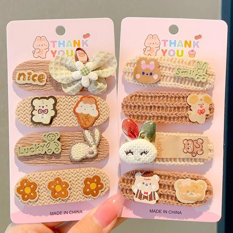 Новая заколка для волос с милым цветочным бантом