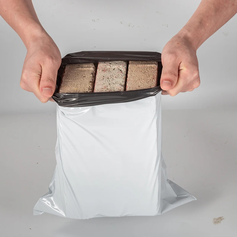 Белый полиэтиленовый почтовый пакет - Фотография_4