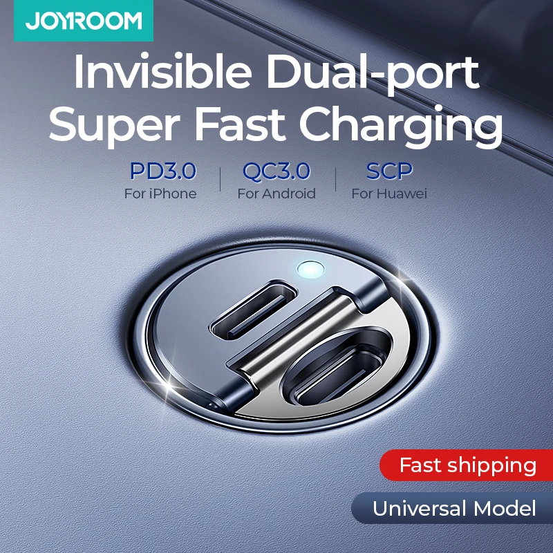 Joyroom автомобильное мини-зарядное устройство 30 вт