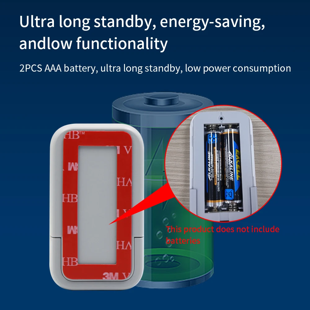 2,4g wifi ttlock беспроводной магнитный дверной датчик - Фотография_4