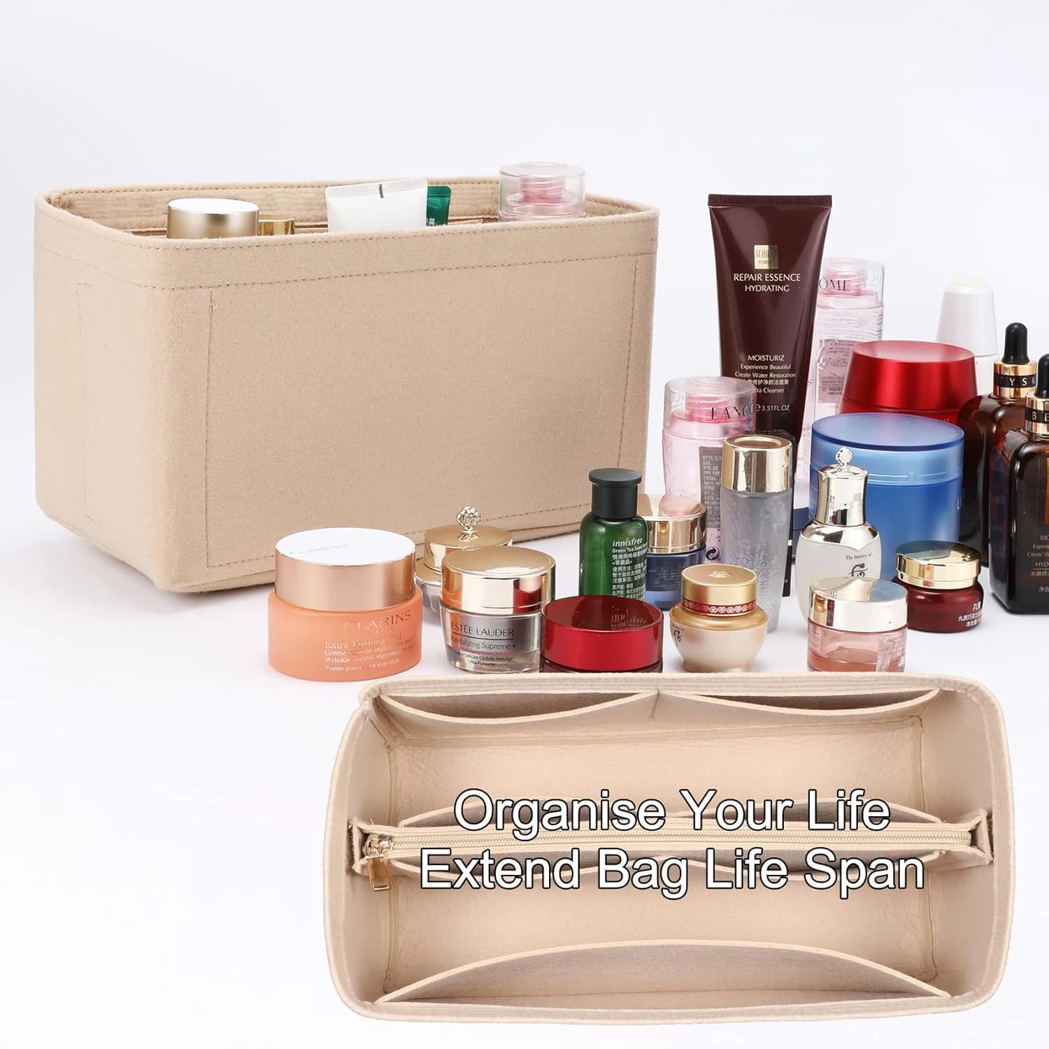 Фетровая вставка-органайзер для сумки lv neverfull pm - Фотография_3