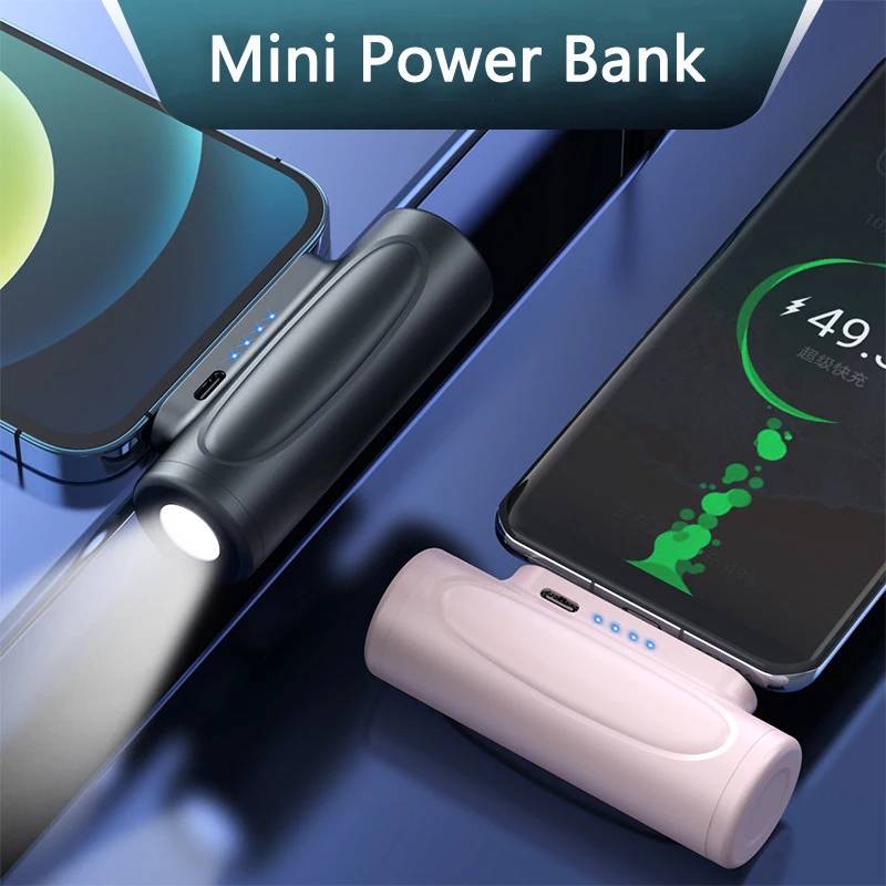 Capsule mini power bank 5000 мач - Фотография_4