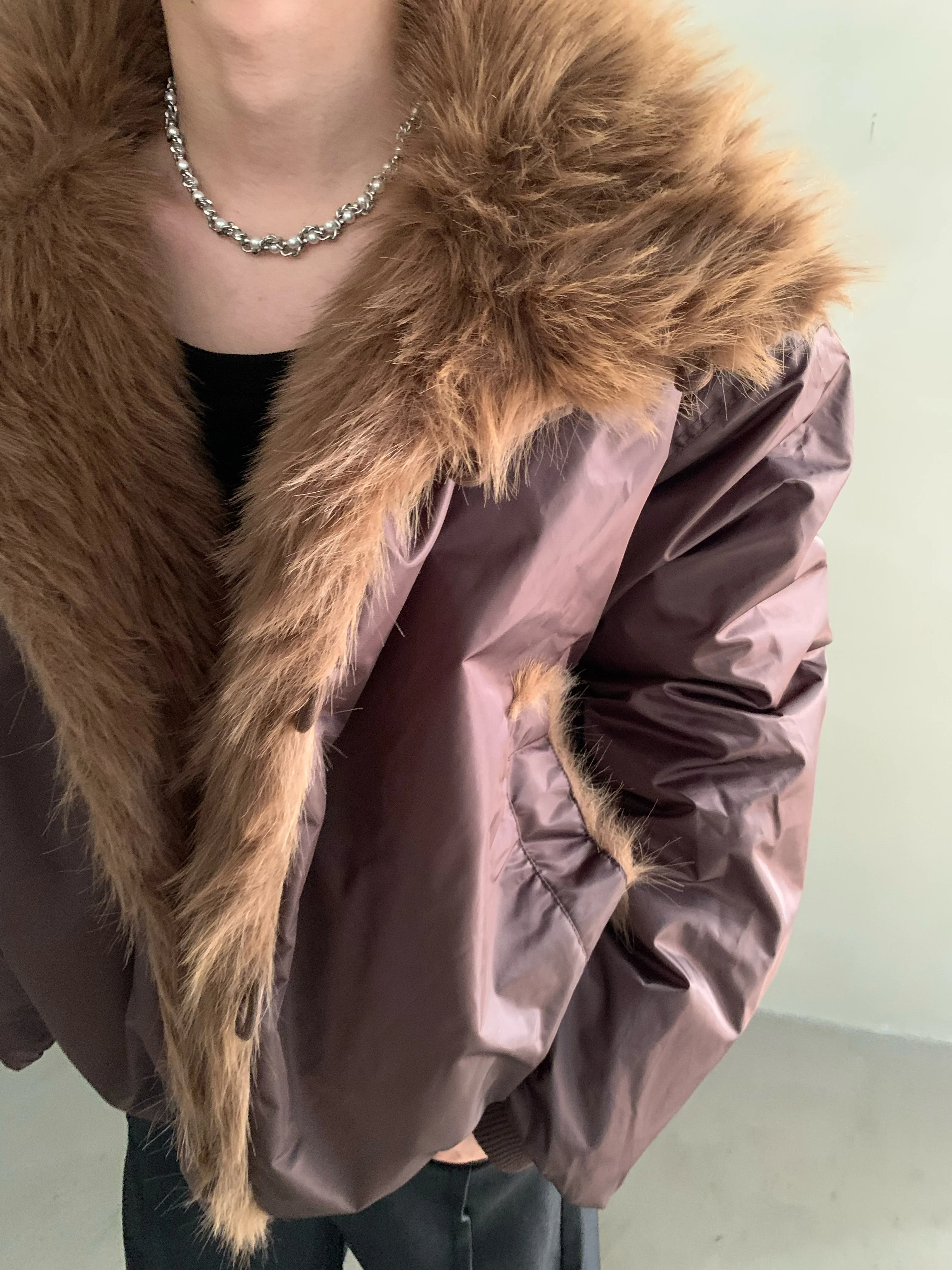 Мужские зимние новые стильные однотонные - Фотография_5