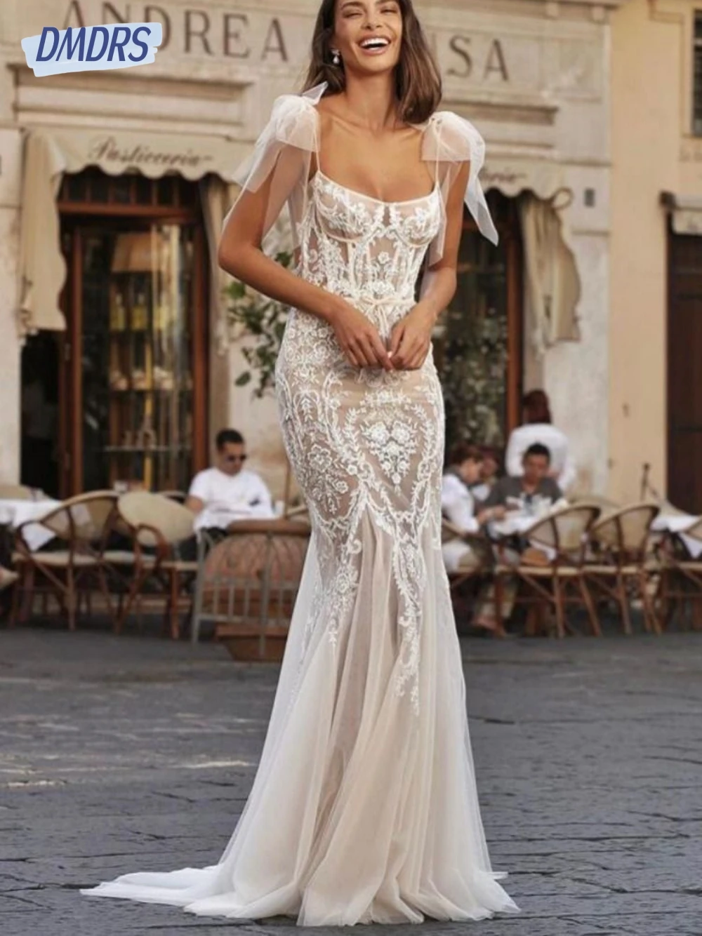 Классические свадебные платья без бретелек