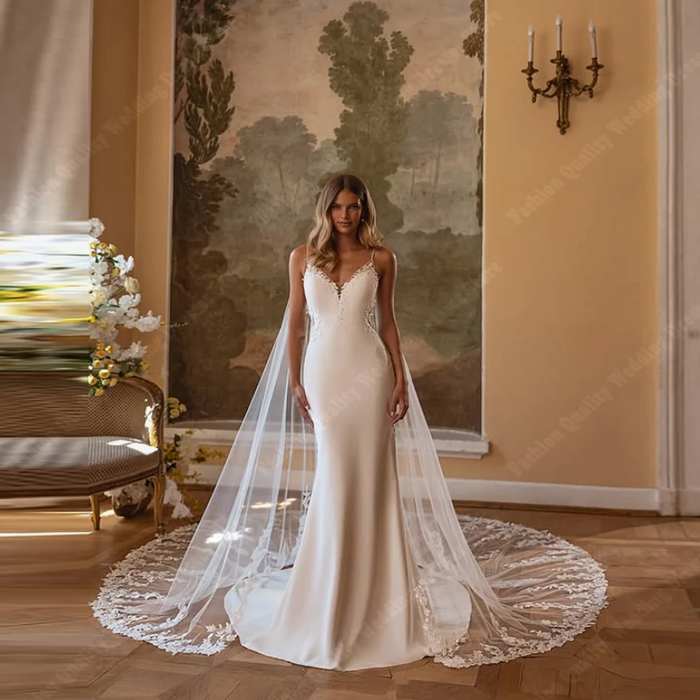 Очаровательные женские свадебные платья русалки