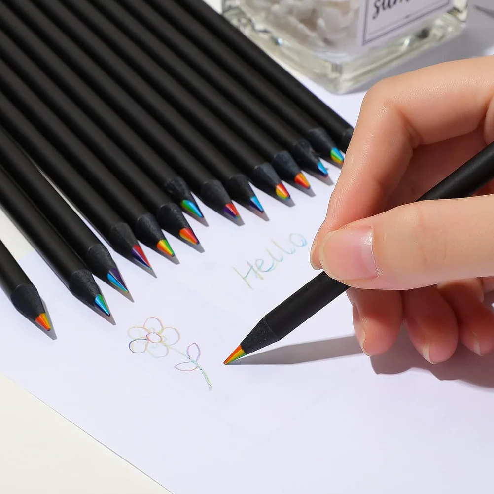 Цветные карандаши с черным корпусом - Фотография_3