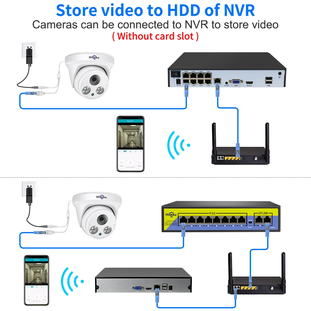 Hiseeu h.265 4mp 5mp poe сетевая - Фотография_5