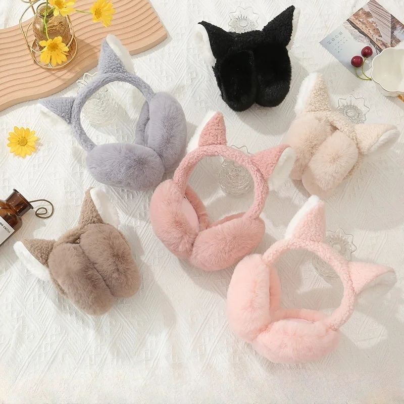 Мягкие плюшевые наушники cute elf