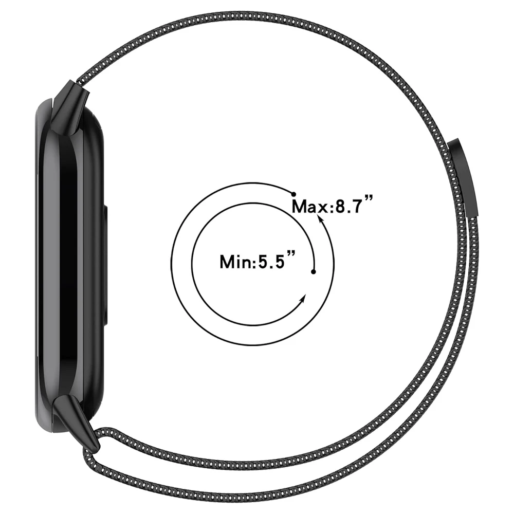 Нержавеющая сталь для mi band 8 9 - Фотография_6
