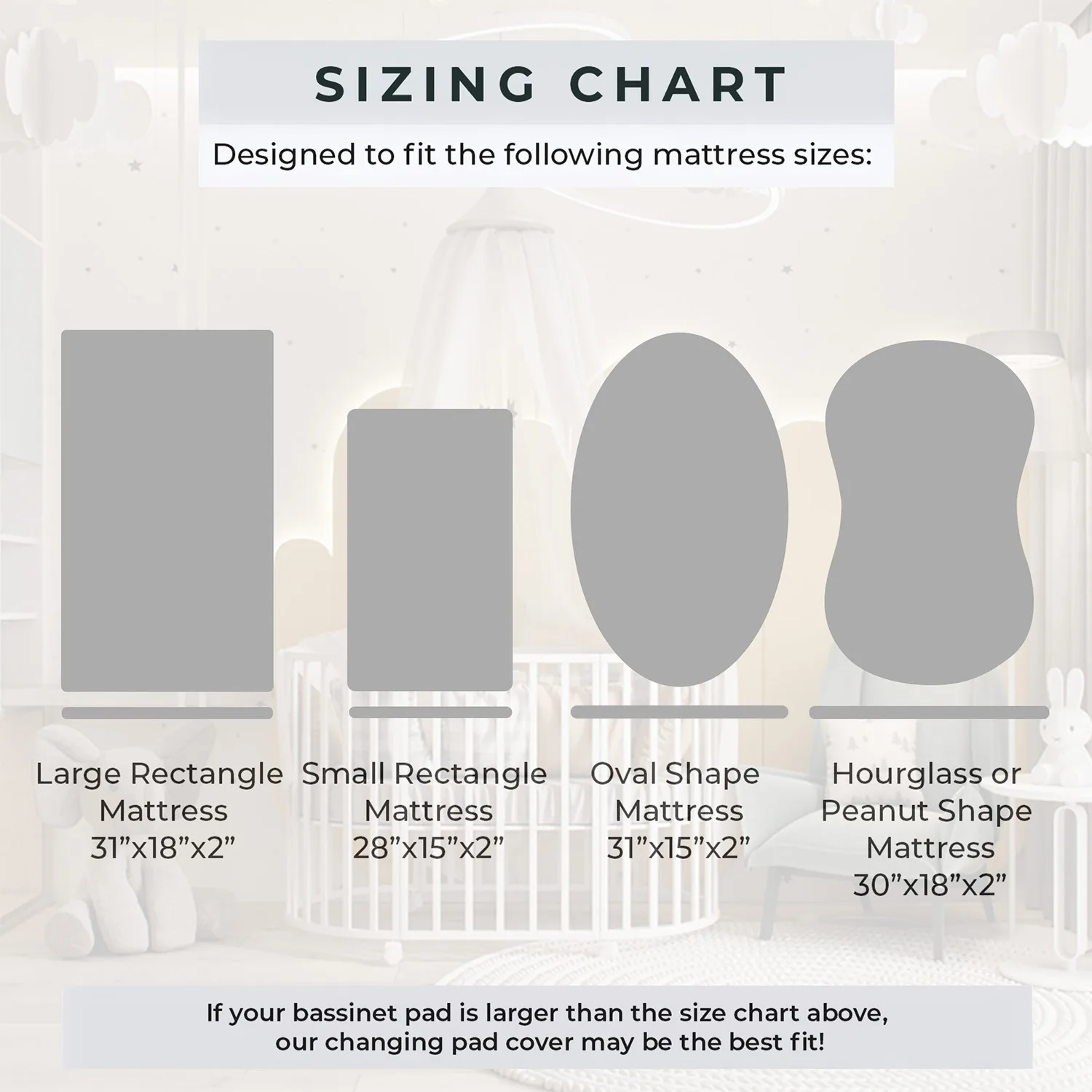Лист корзины moses 82 см; простыня - Фотография_6
