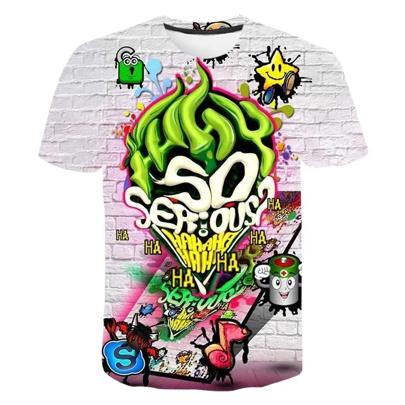 Футболки с рисунком граффити из аниме - Фотография_4