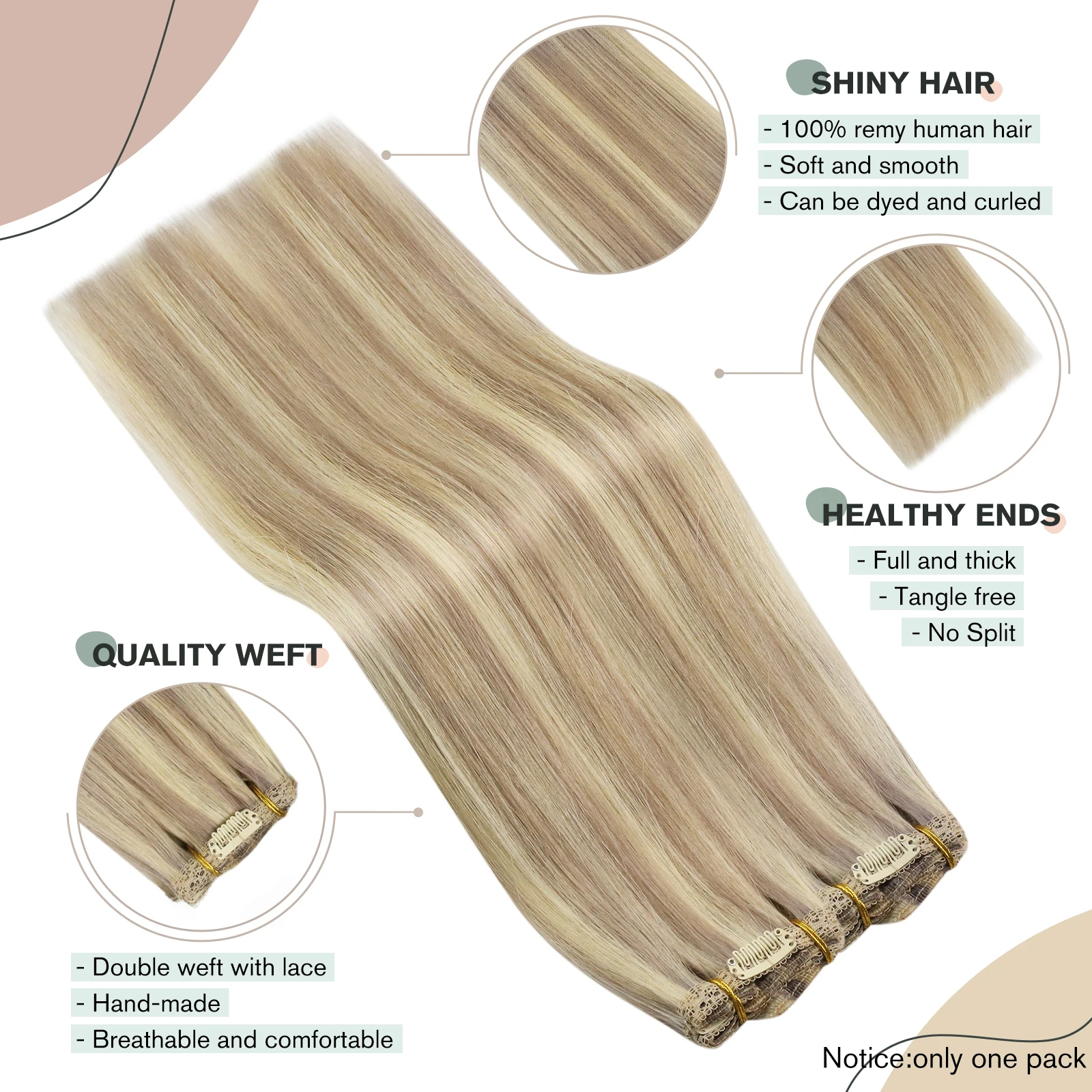 Ugeat на клипсе для наращивания волос - Фотография_6