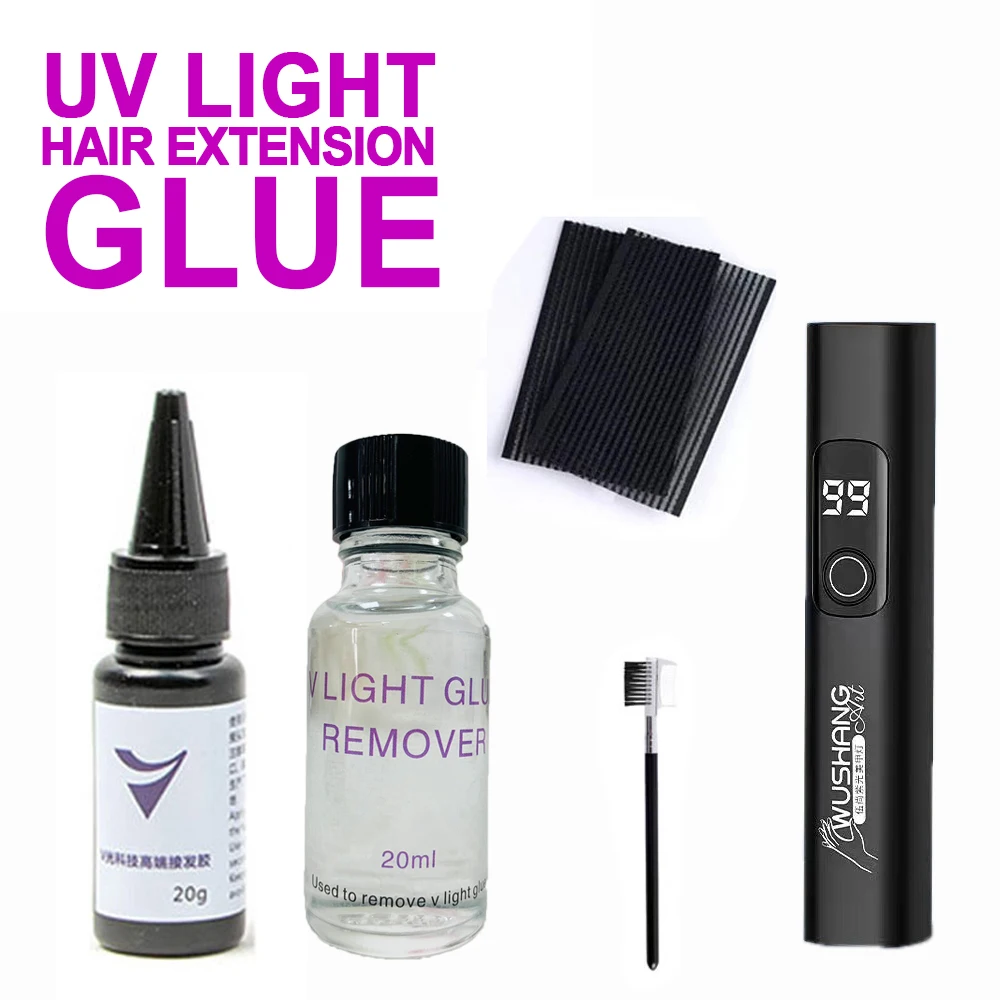 Набор для наращивания волос v-light