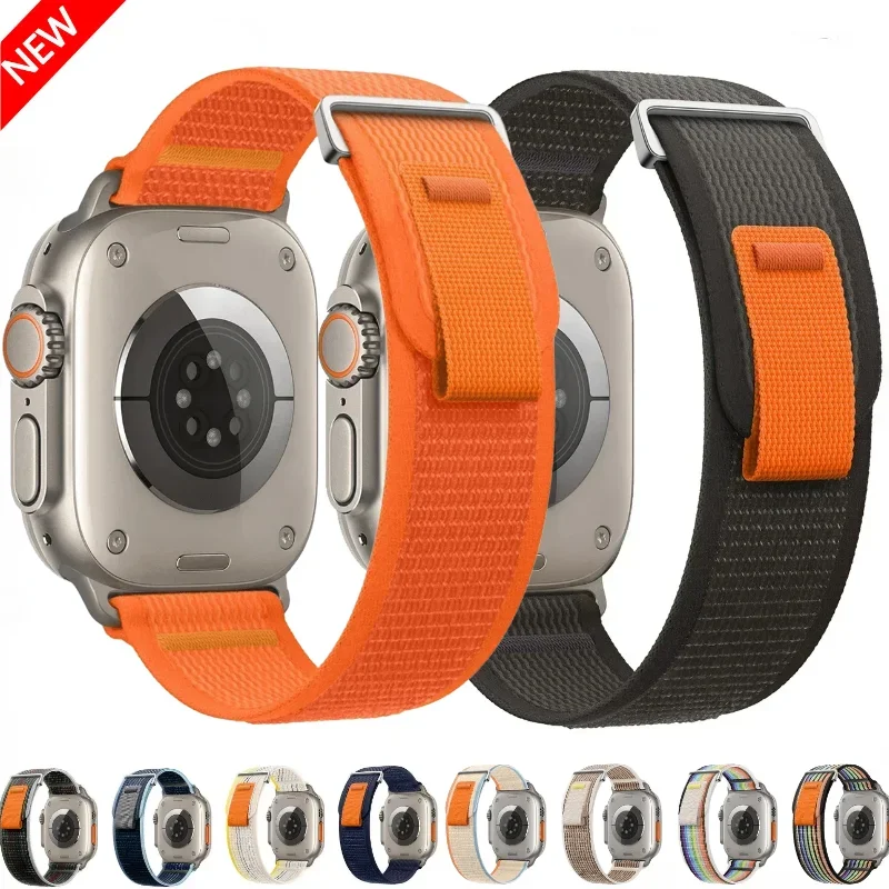 Нейлоновый ремешок trail loop для apple watch series 11