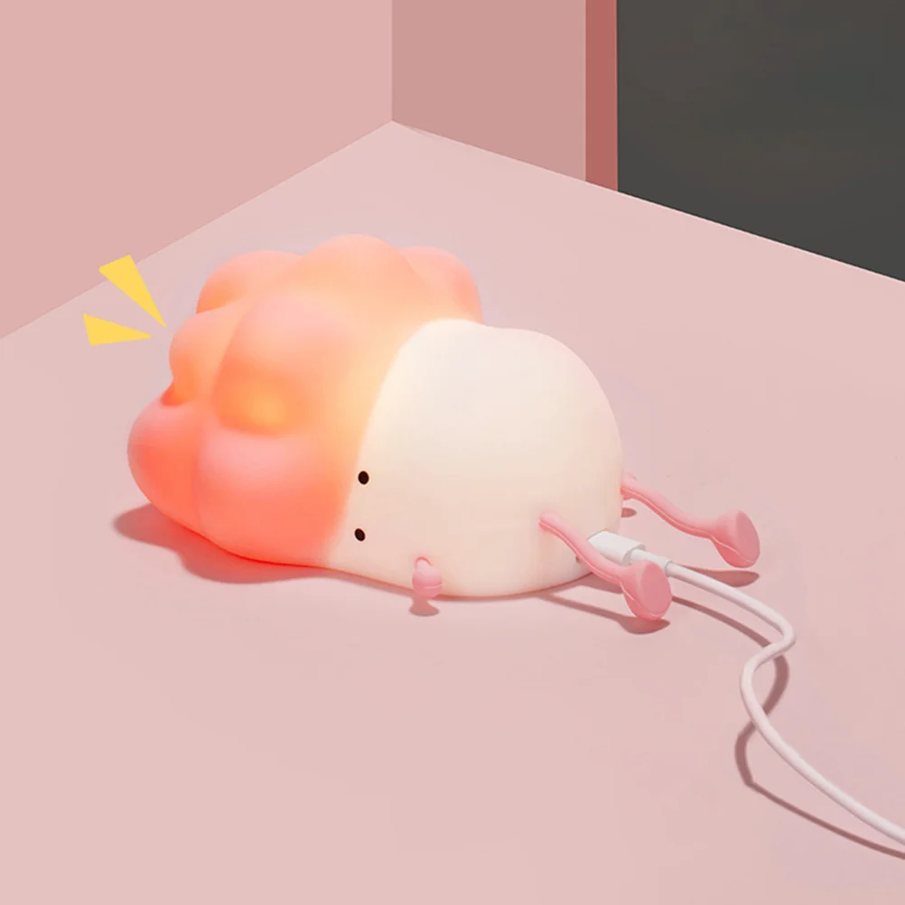 Силиконовый ночник с милой мультяшной уткой - Фотография_2