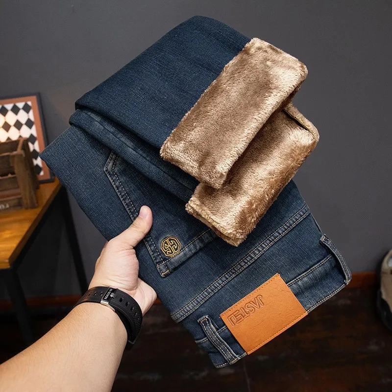 High-end retro jeans for men spring - Фотография_6