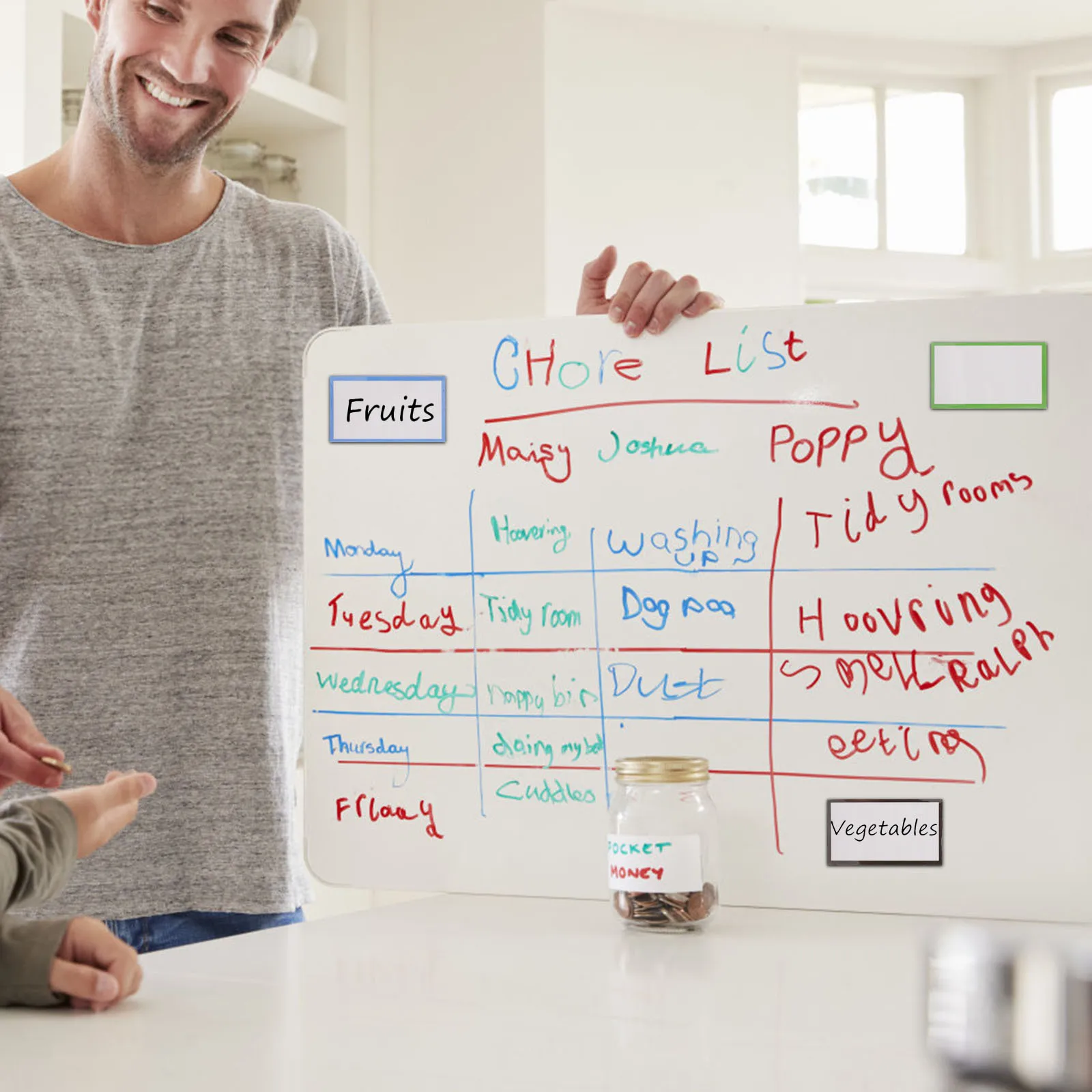 Многоразовые магнитные таблички с именами - Фотография_4