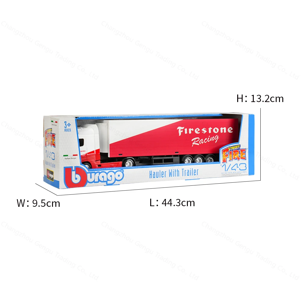 Bburago 1:43 mercedes-benz actros - Фотография_3