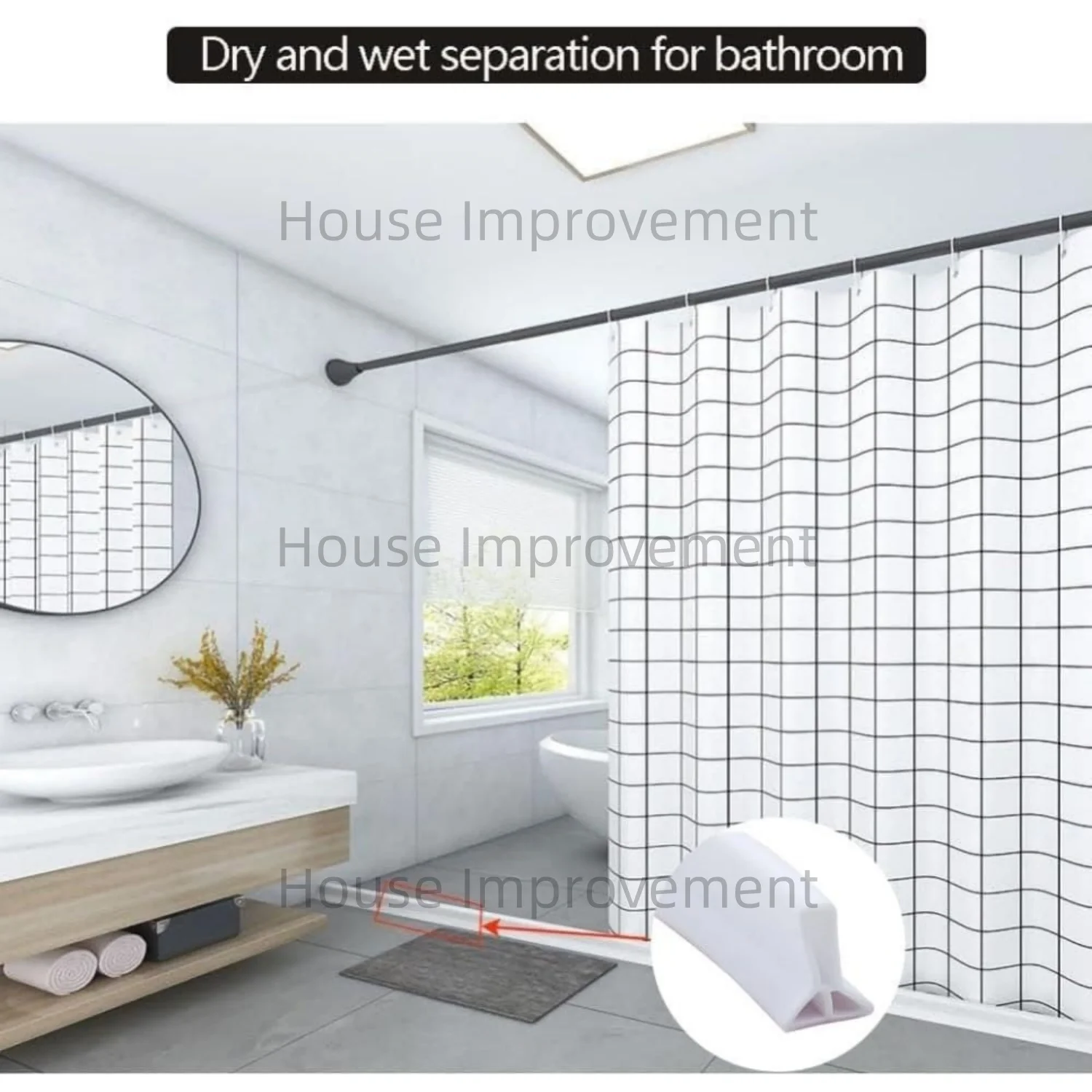 Водозащитный барьер для душа - Фотография_2