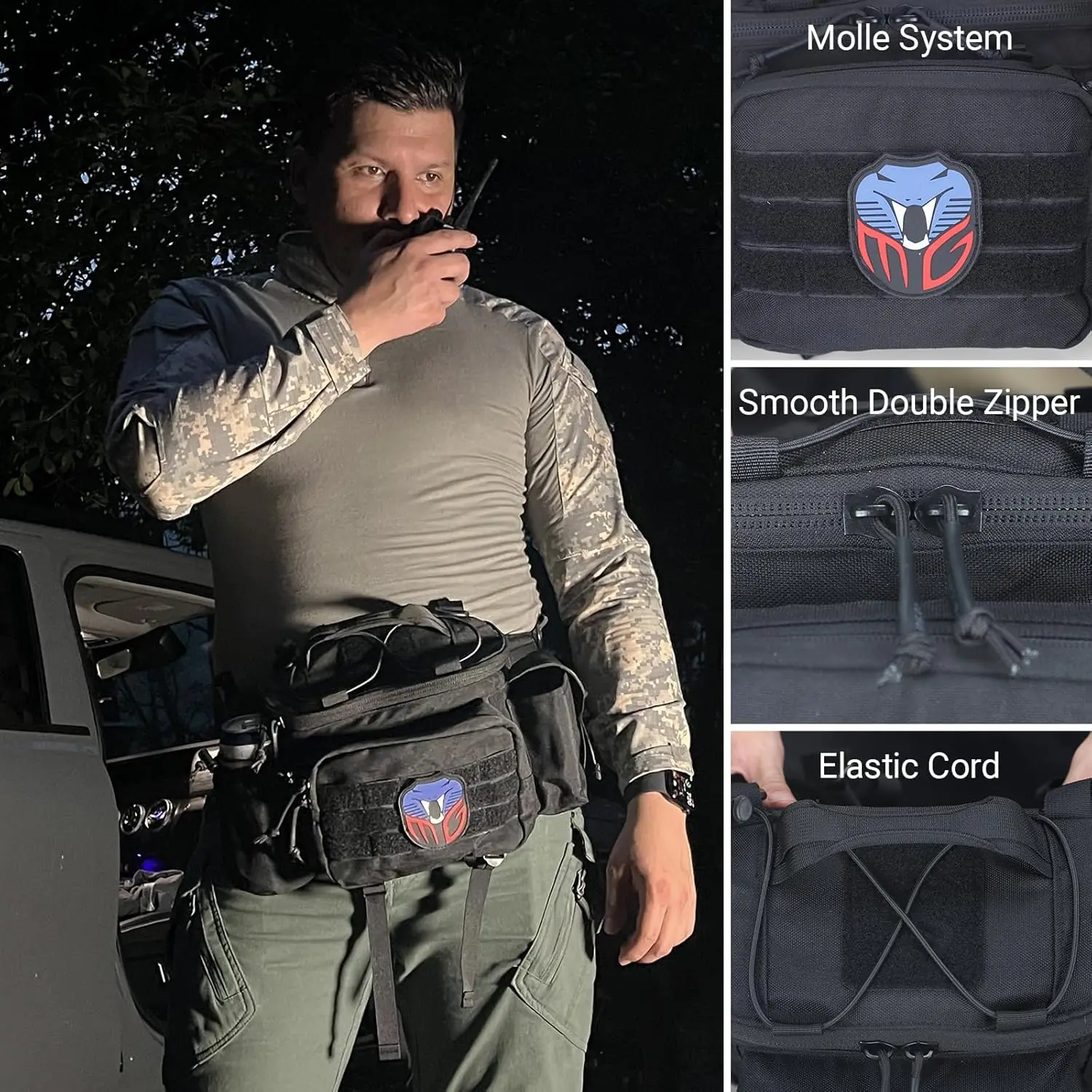 Тактическая поясная сумка mgflashforce для мужчин - Фотография_5