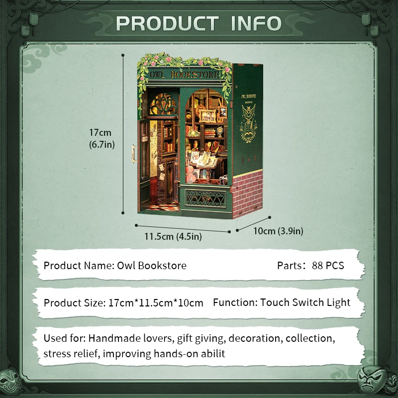 Cutebee diy книжный уголок комплект - Фотография_6