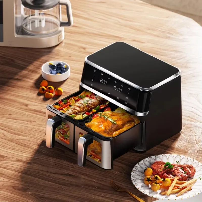 Аэрофритюрница большой емкости 12 л из нержавеющей стали - Фотография_2