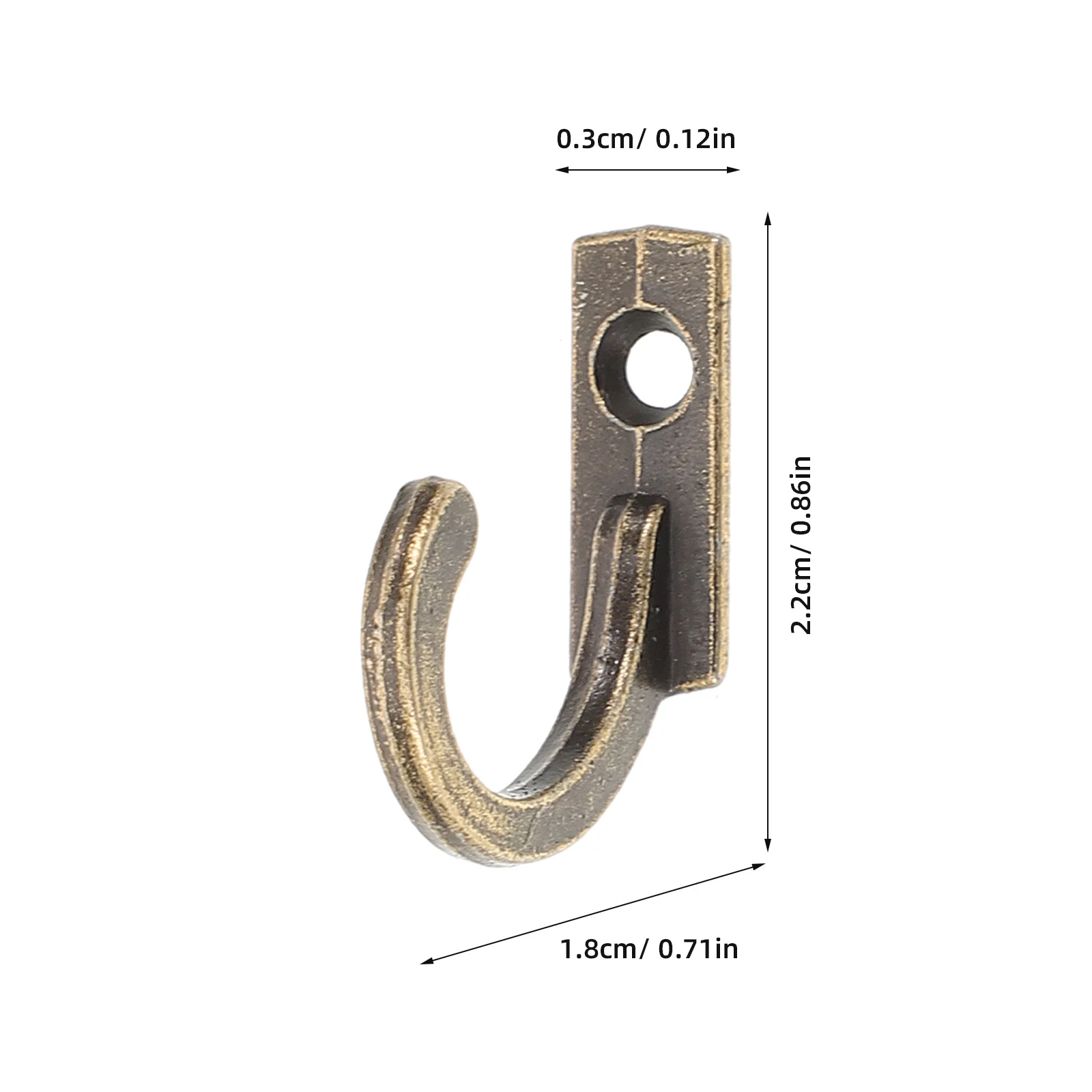 Бронзовый крючок с одним зубцом - Фотография_2