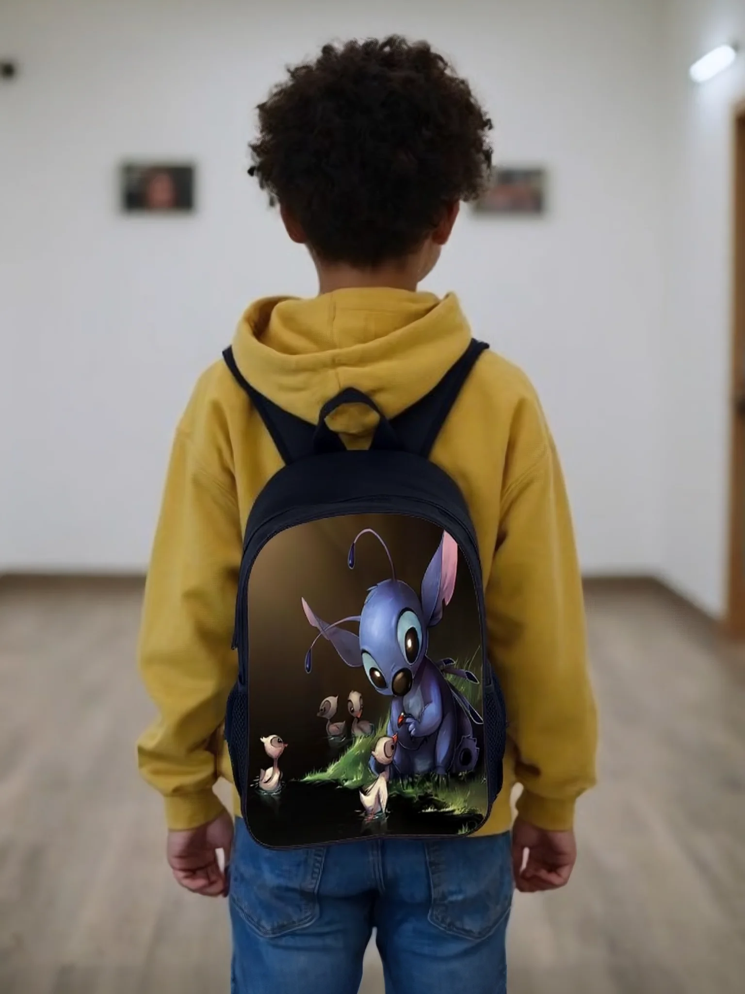 Симпатичный рюкзак elementary boy girl stitch