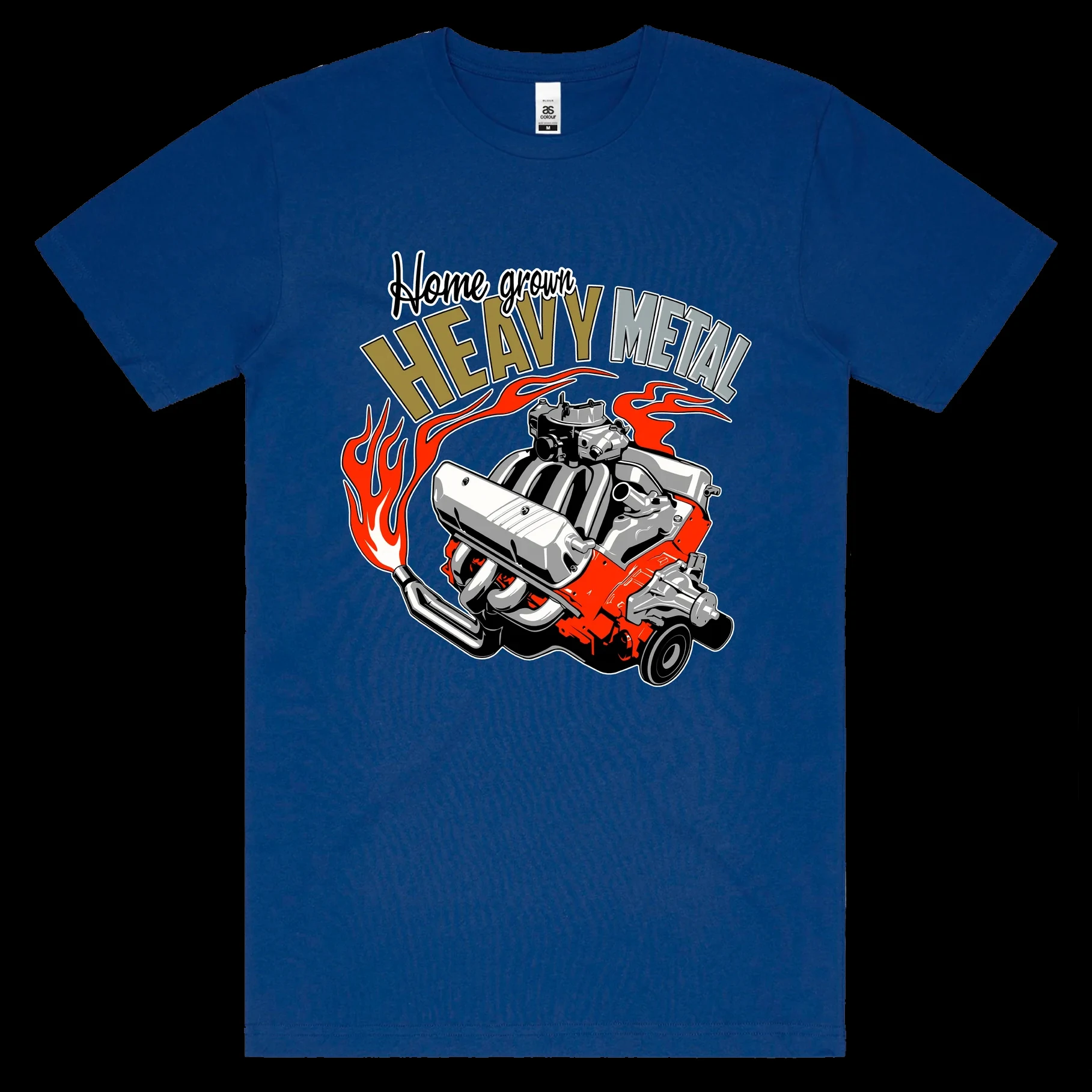 Heavy metal - австралийская футболка с двигателем holden v8 - Фотография_2