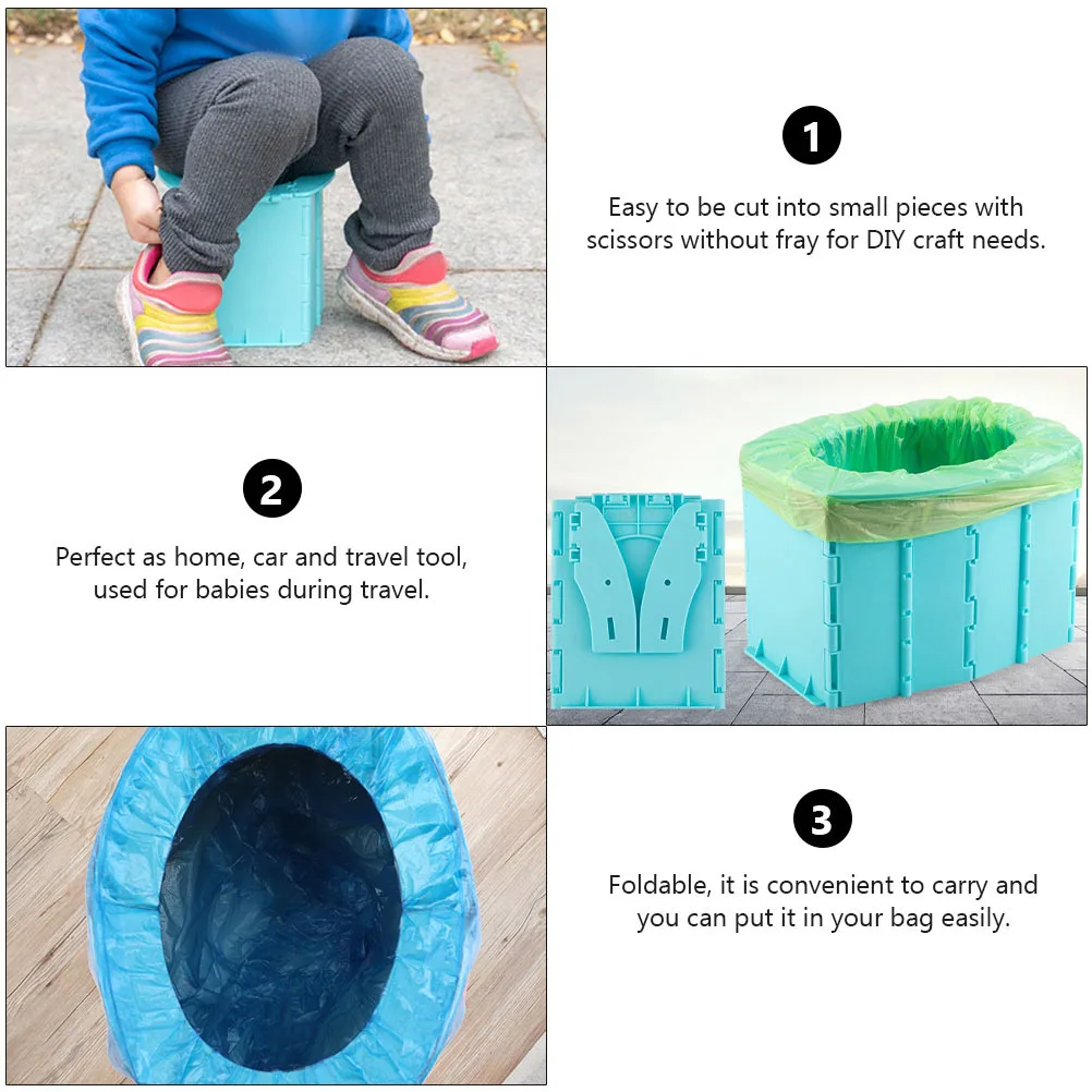 Портативный складной туалет для детского путешествия - Фотография_4