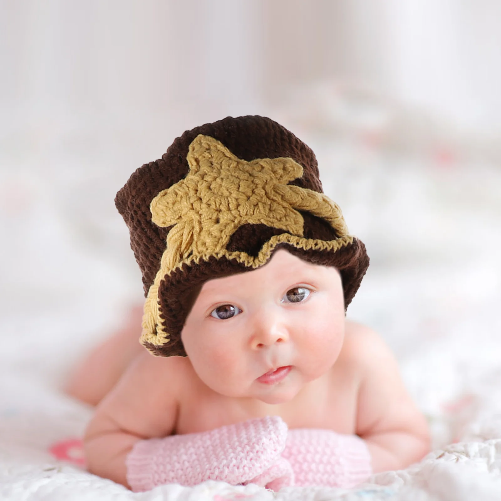 Комплект вязаных шапок из 2 предметов - Фотография_2