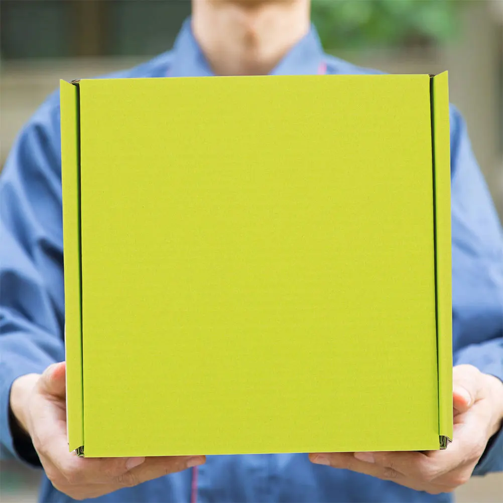 Красочные гофрированные упаковочные коробки для хранения доставки - Фотография_4