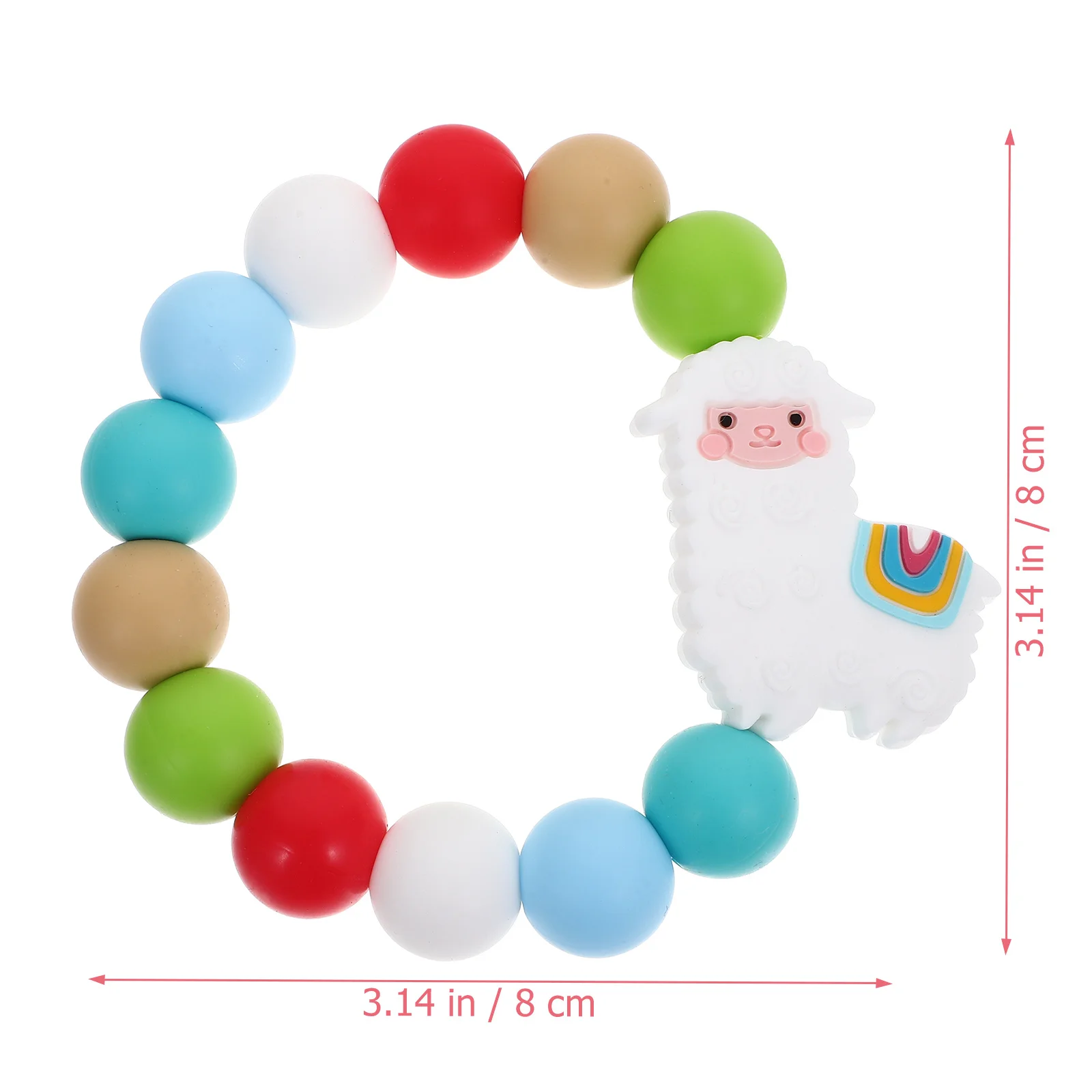 Детский силиконовый браслет для прорезывания зубов - Фотография_3