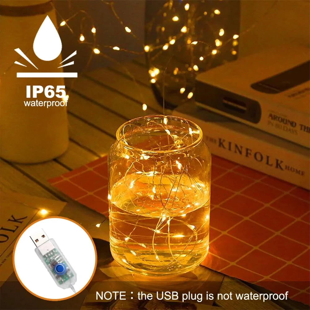 1m - 10m usb led фонари 8 режимов - Фотография_5