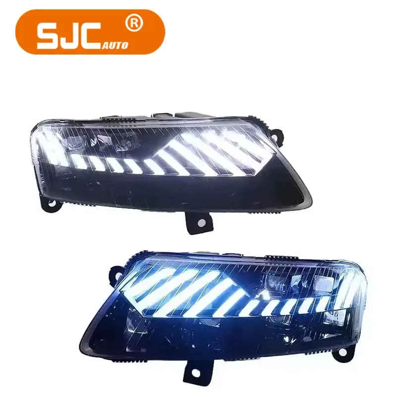 Передние фары sjc для audi a6 2012-2015 светодиодный
