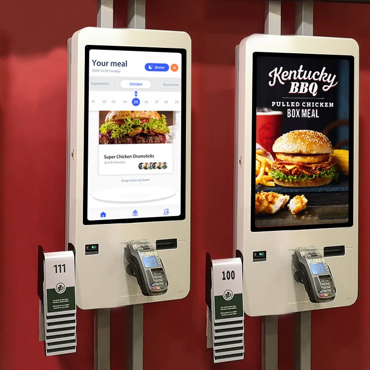 21,5-дюймовая система вызова самообслуживания для киоска mcdonald's