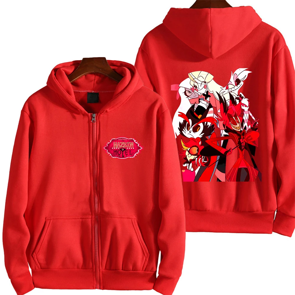 Y2k street hoodies 2025 fun hazbin - Фотография_3