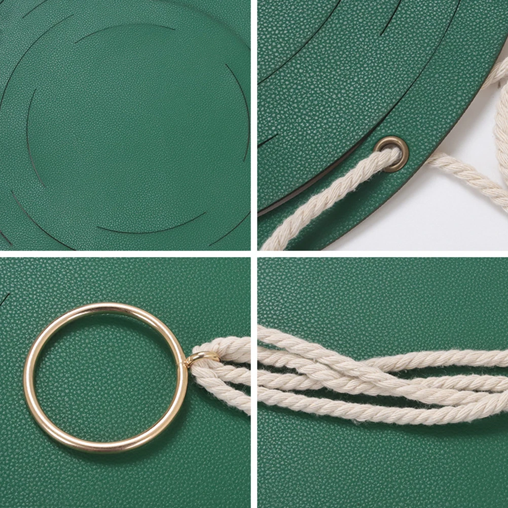 Корзина для цветочного горшка из искусственной кожи