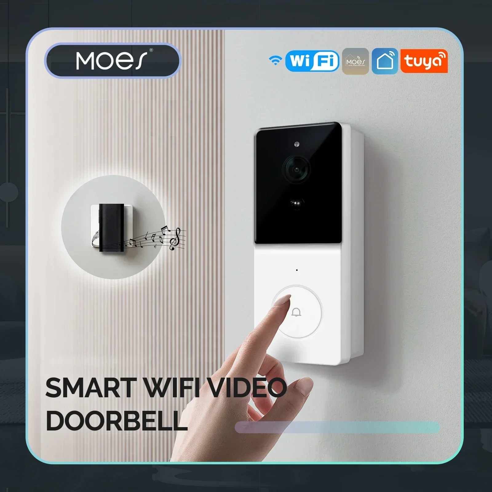 Moes tuya smart wifi видеокамера